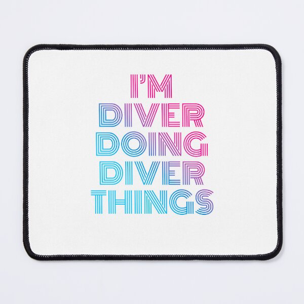 Item preview, I'm Diver Doing Diver Things Retro Neon designed and sold by SVPOD.