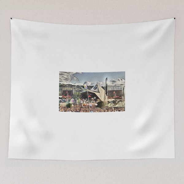 Item preview, Glastonbury Festival Pyramid Stage Artwork designed and sold by unitydesigneu.