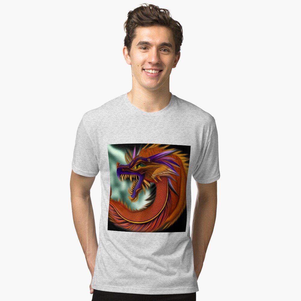 Item preview, Tri-blend T-Shirt designed and sold by dragynrain.