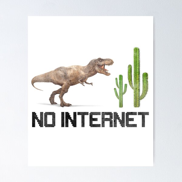 No Internet Dino (colored version)