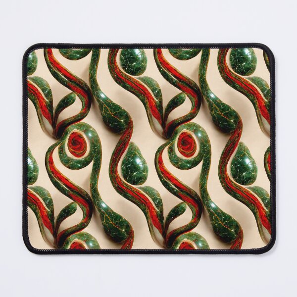 Item preview, Green gold red marble pattern, Intricate marbling pattern designed and sold by TreasuryOE.
