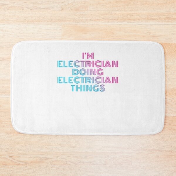 Item preview, I'm Electrician Doing Electrician Things Retro Neon designed and sold by SVPOD.