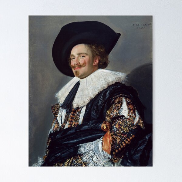 Item preview, The Laughing Cavalier | Frans Hals | 1624 Dutch Golden Age Art designed and sold by CJET.