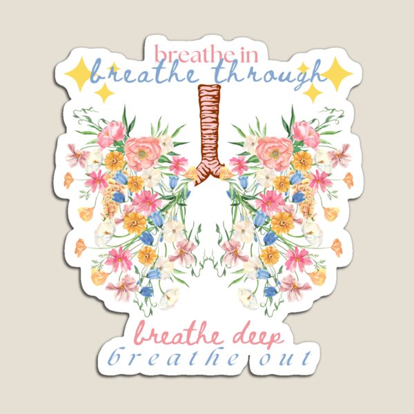 Item preview, breathe in - flower lungs designed and sold by cottagecorococo.