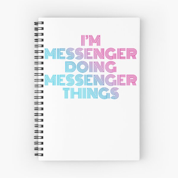 Item preview, I'm Messenger Doing Messenger Things Retro Neon designed and sold by SVPOD.