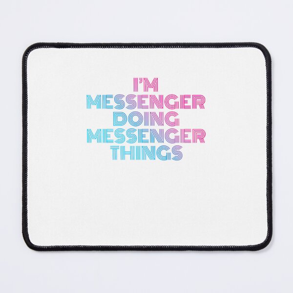 Item preview, I'm Messenger Doing Messenger Things Retro Neon designed and sold by SVPOD.