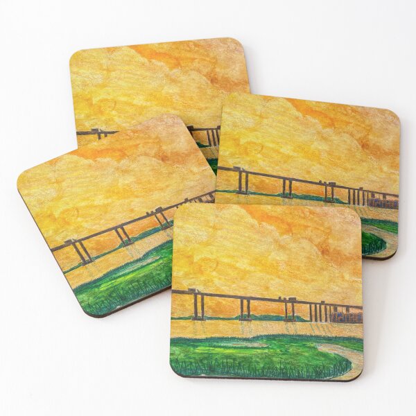 Item preview, Good Morning, James Island designed and sold by Heather Coggins, Watercolor stories from the Blue Ridge.