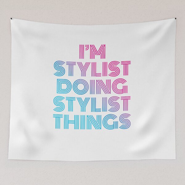 Item preview, I'm Stylist Doing Stylist Things Retro Neon designed and sold by SVPOD.