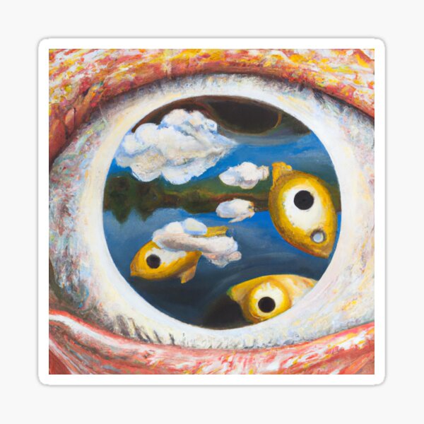Vista previa del artículo con la obra «Serie EyE-on: peces Ojo nadadores», diseñado y vendido por the-eYe-shop.