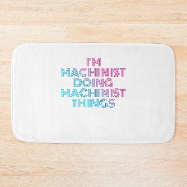 Item preview, I'm Machinist Doing Machinist Things Retro Neon designed and sold by SVPOD.