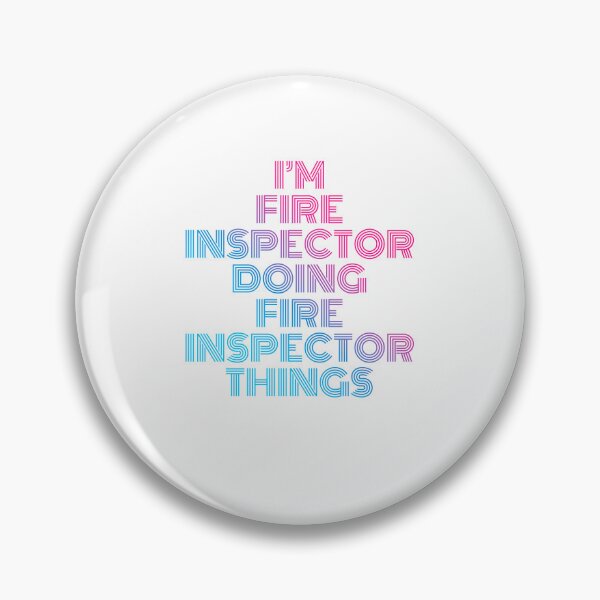 Item preview, I'm Fire inspector Doing Fire inspector Things Retro Neon designed and sold by SVPOD.