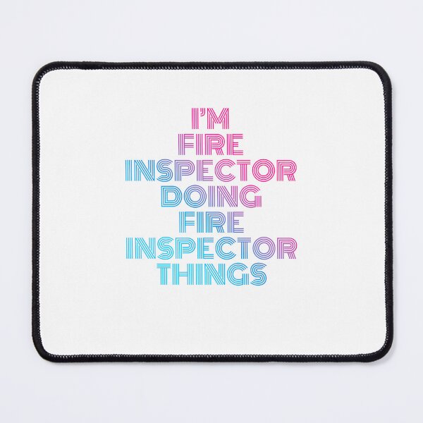Item preview, I'm Fire inspector Doing Fire inspector Things Retro Neon designed and sold by SVPOD.