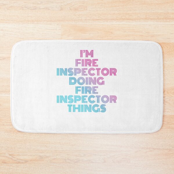 Item preview, I'm Fire inspector Doing Fire inspector Things Retro Neon designed and sold by SVPOD.
