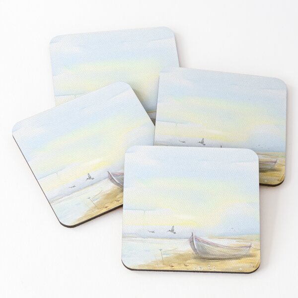 Item preview, Seascape, Landscape Painting in Watercolor designed and sold by VarnaChitra.