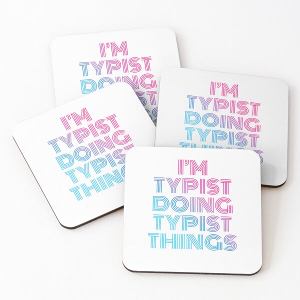Item preview, I'm Typist Doing Typist Things Retro Neon designed and sold by SVPOD.