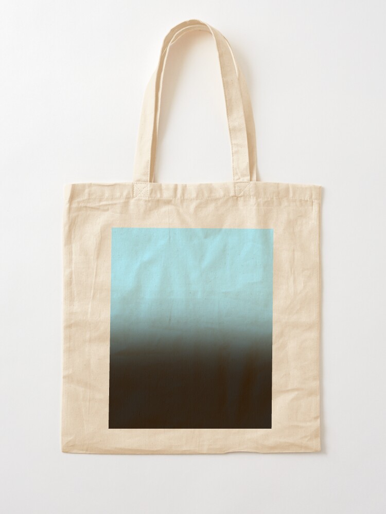 Blue Gray Black Ombre Tote Bag