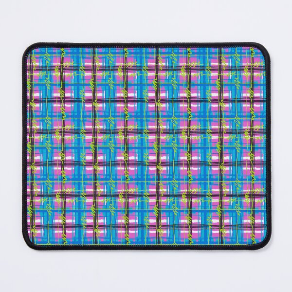 Item preview, Frankie Stein Blue, Pink, and Electric Green - Transgender Pride Punk Plaid Tiling Design designed and sold by SnowAfterFyre.