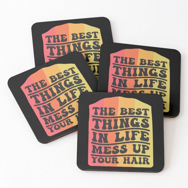 Item preview, The Best Things In Life Mess Up Your Hair designed and sold by THROUGH-LIFE.