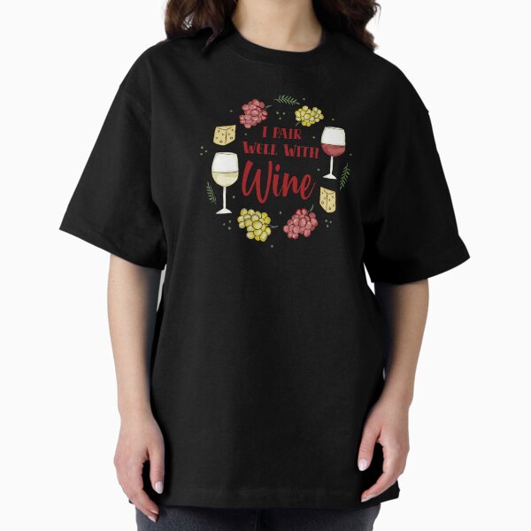 Item preview,  I Pair Well With Wine designed and sold by KrisInStitches.