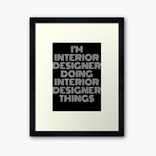 Item preview, I'm Interior Designer Doing Interior Designer Things Retro Vintage designed and sold by SVPOD.