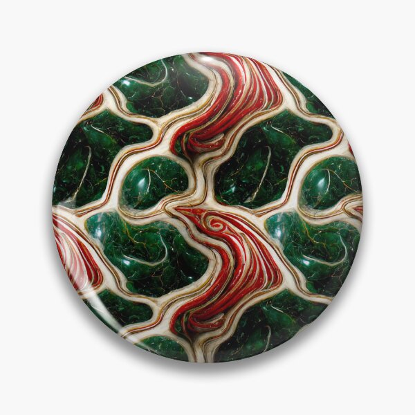 Item preview, Green gold red marble pattern, Intricate marbling pattern designed and sold by TreasuryOE.