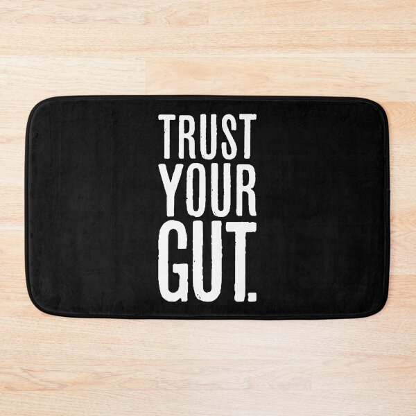 Item preview, Trust Your Gut Typography White Text Letters Statement designed and sold by SleepingInCo.