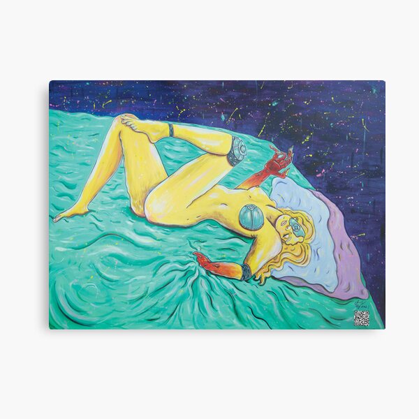 AR Celestial Pleasure Parts Metal Print