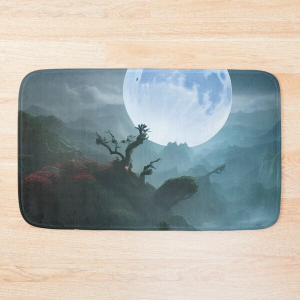 Item preview, Moonscape with flowers designed and sold by museumgirl24.