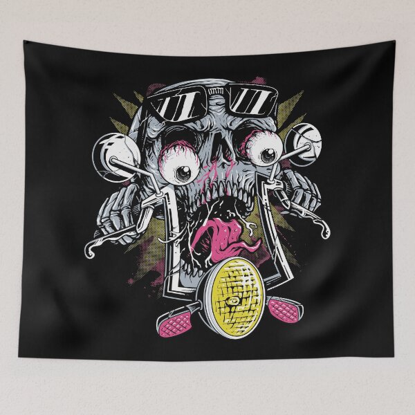 Item preview, Skull Biker designed and sold by Quilimo Studio.