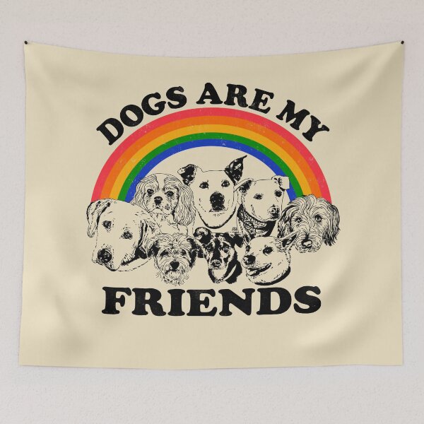 Item preview, Dogs are my friends designed and sold by Audrey Herbertson.