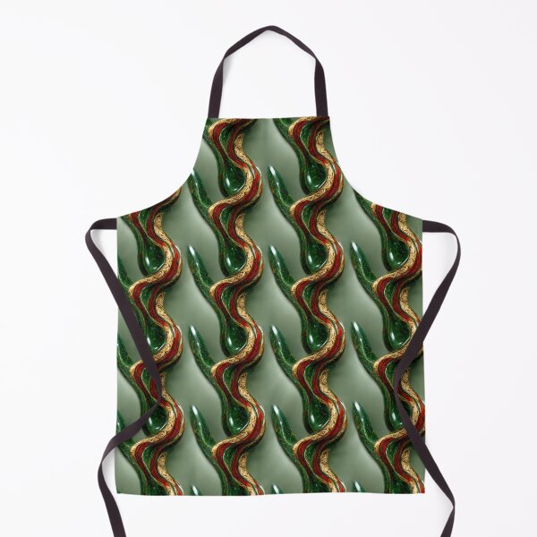 Item preview, Green gold red marble pattern, Intricate marbling pattern designed and sold by TreasuryOE.