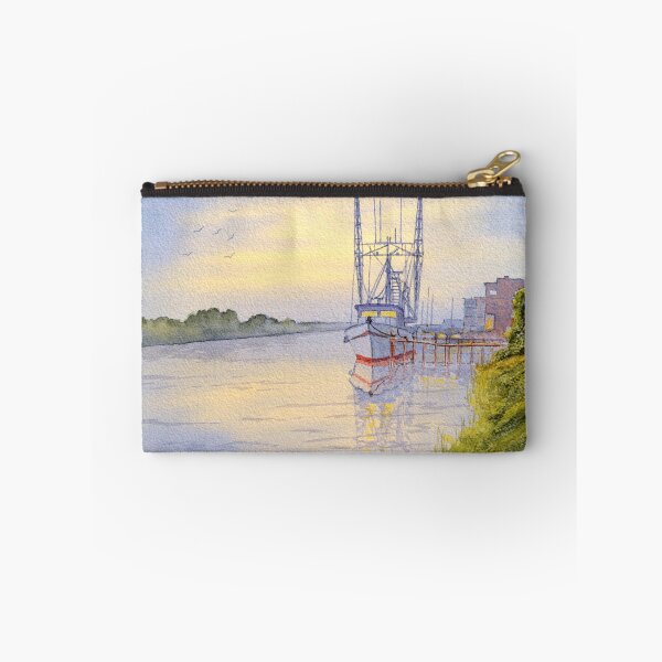 Item preview, The Shrimp Boat Docks Apalachicola Florida designed and sold by William Holkham.