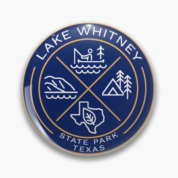Vista previa del artículo con la obra «Logotipo heráldico de Texas del parque estatal Lake Whitney», diseñado y vendido por VanyaKar.