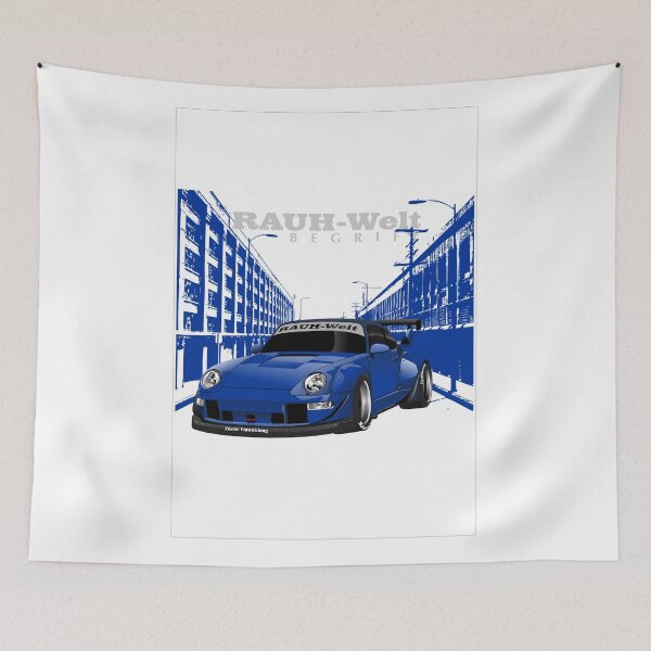 Item preview, Blue Rauh Welt Begriff designed and sold by igenidz.