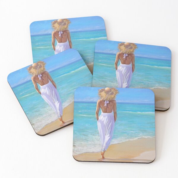 Item preview, Barefoot on Tropical Beach designed and sold by Michael Rock Art.