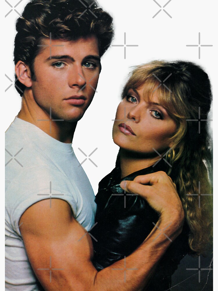 "Grease 2 Michael and Stephanie" Sticker for Sale by NewWaveyDavey