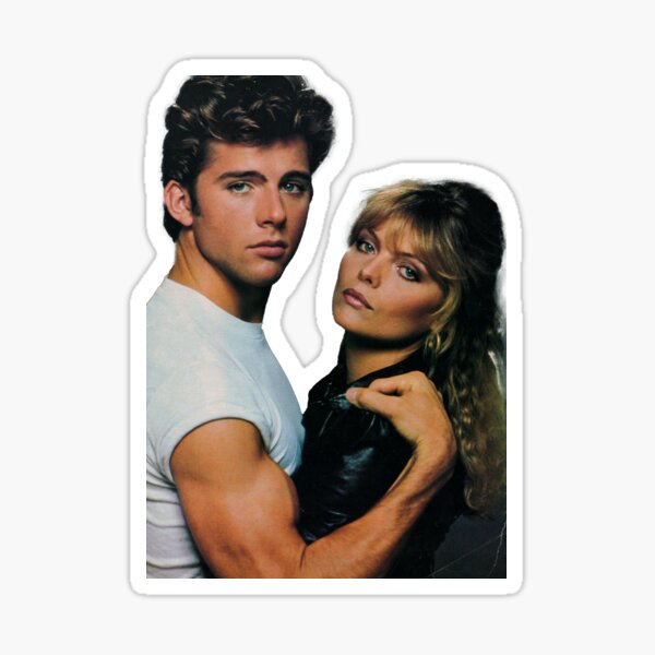 "Grease 2 Michael and Stephanie" Sticker for Sale by NewWaveyDavey