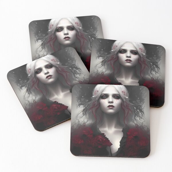 Item preview, Seductive Vampire Lady with Roses designed and sold by Teescayl.