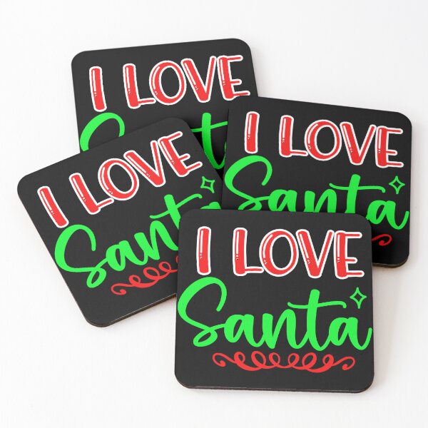 Item preview, I love santa designed and sold by pnkpopcorn.