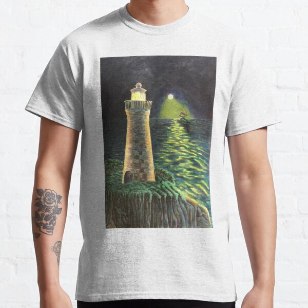 The Lighthouse by the sea Classic T-Shirt