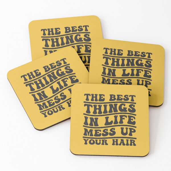 Item preview, The Best Things In Life Mess Up Your Hair designed and sold by THROUGH-LIFE.