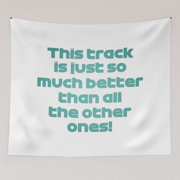 Item preview, VET. This Track is Just so Much Better - Best Team Radio Suzuka GP 2022 (Original) designed and sold by FilipeFerreira.
