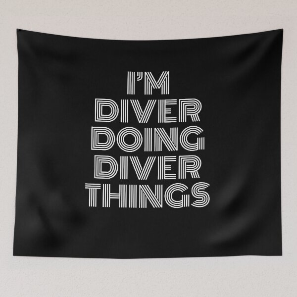 Item preview, I'm Diver Doing Diver Things Retro Vintage designed and sold by SVPOD.