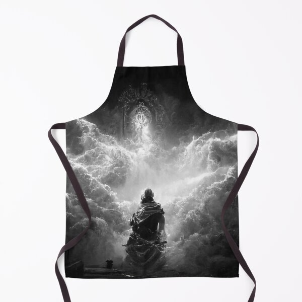 Item preview, Ancient God Zeus meditating in cloud temple No2 Black and White designed and sold by angelisart.