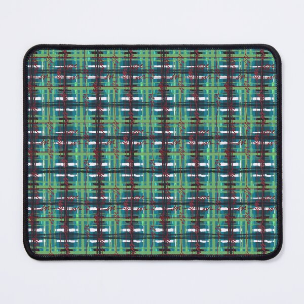 Item preview, Frankie Stein Green, Teal, and Red - Palette Swap G3 Plaid in G1 Colors Tiling Design designed and sold by SnowAfterFyre.
