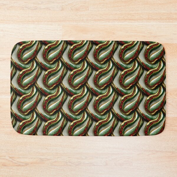 Item preview, Green gold red marble pattern, Intricate marbling pattern designed and sold by TreasuryOE.