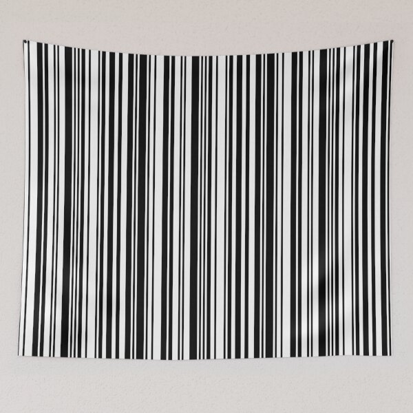 Item preview, Zoe barcode pattern designed and sold by coverinlove.