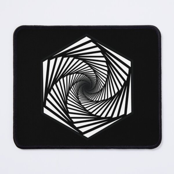 Item preview, swirl hexagon triangular swirl objowl - take the way! designed and sold by OptLuv.