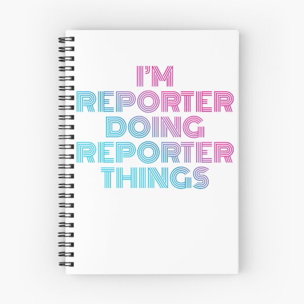 Item preview, I'm Reporter Doing Reporter Things Retro Neon designed and sold by SVPOD.