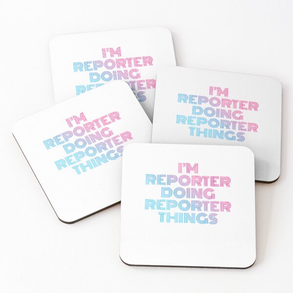 Item preview, I'm Reporter Doing Reporter Things Retro Neon designed and sold by SVPOD.